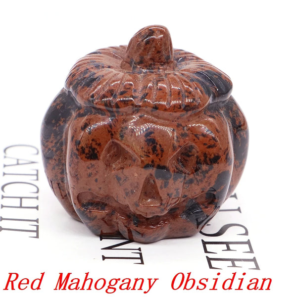 Mixed Crystal Pumpkin Face-ToShay.org