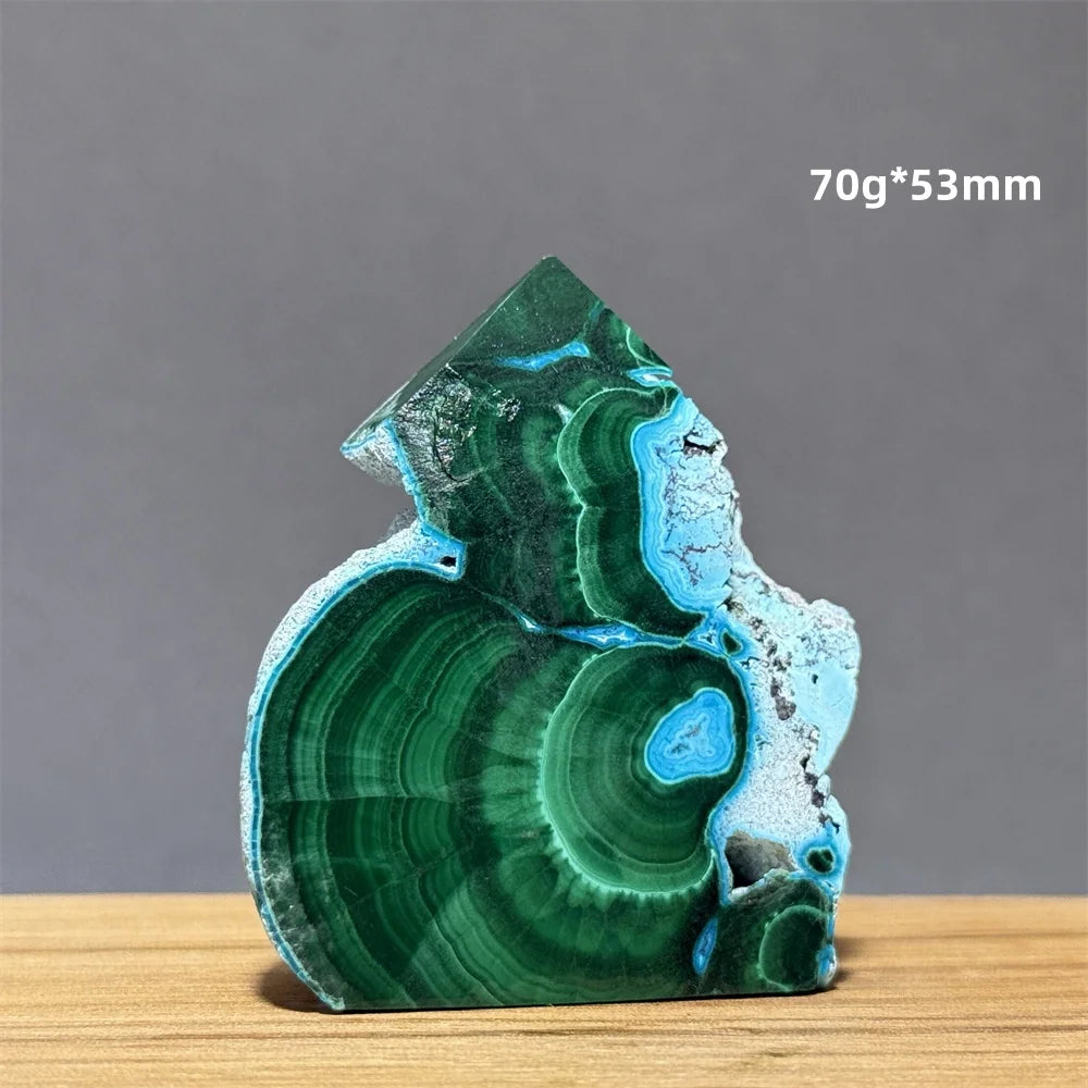 Blue Chrysocolla Tower-ToShay.org