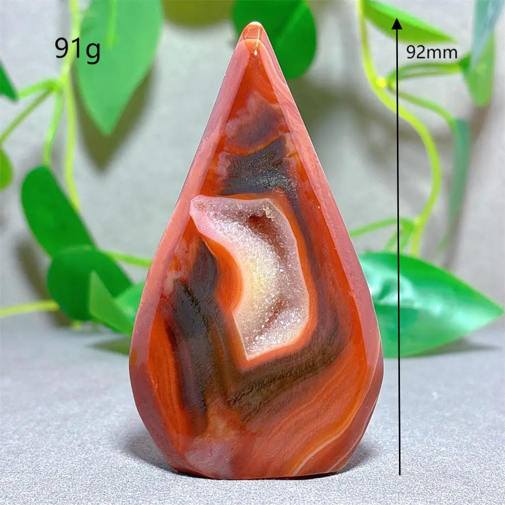 Orange Carnelian Quartz Flame-ToShay.org