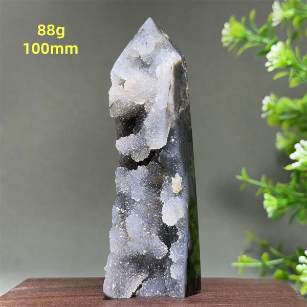 Purple Sphalerite Geode Obelisk-ToShay.org