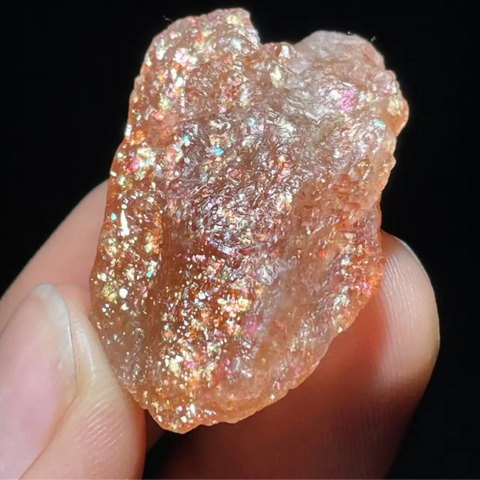 Gold Sunite Mineral Crystal-ToShay.org