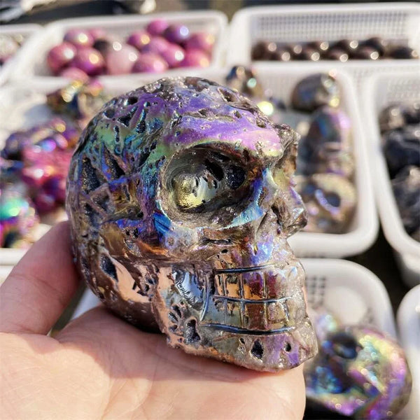 Rainbow Aura Skull-ToShay.org