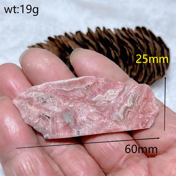 Pink Rhodochrosite Slice-ToShay.org
