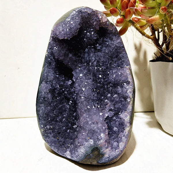 Purple Amethyst Geode Cluster-ToShay.org