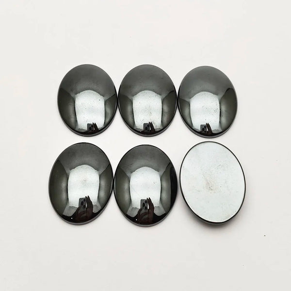 Black Hematite Cabochon-ToShay.org