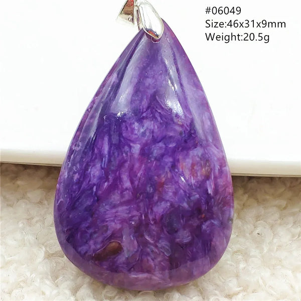 Purple Charoite Pendant-ToShay.org