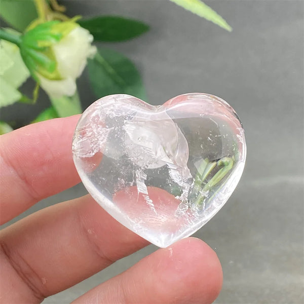 Clear Crystal Heart-ToShay.org
