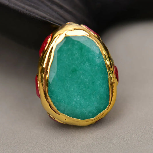 Green Aventurine Pave Beads-ToShay.org