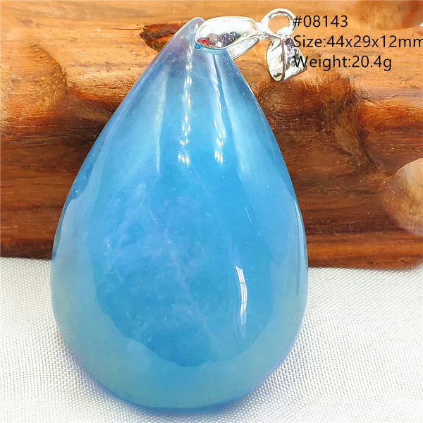 Blue Aquamarine Pendant-ToShay.org
