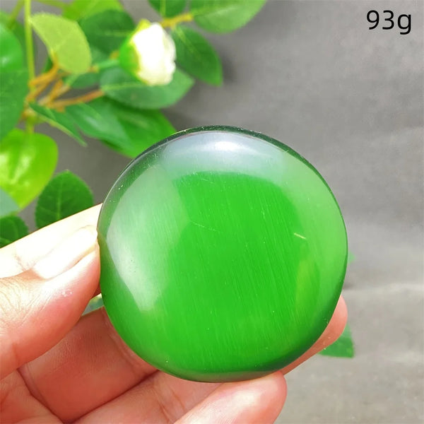 Green Cats Eye Pendant-ToShay.org