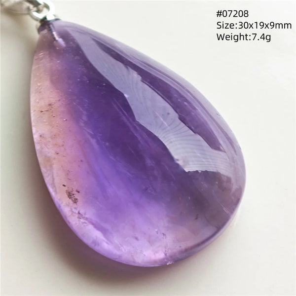 Purple Yellow Ametrine Pendant-ToShay.org