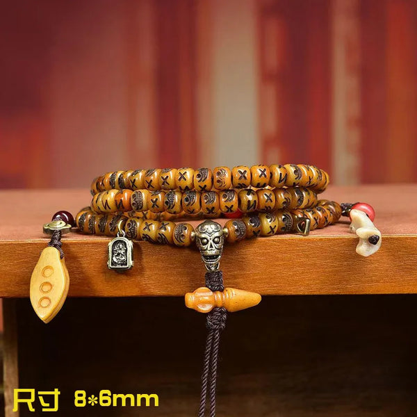 Tibetan Yak Bone Prayer Beads-ToShay.org