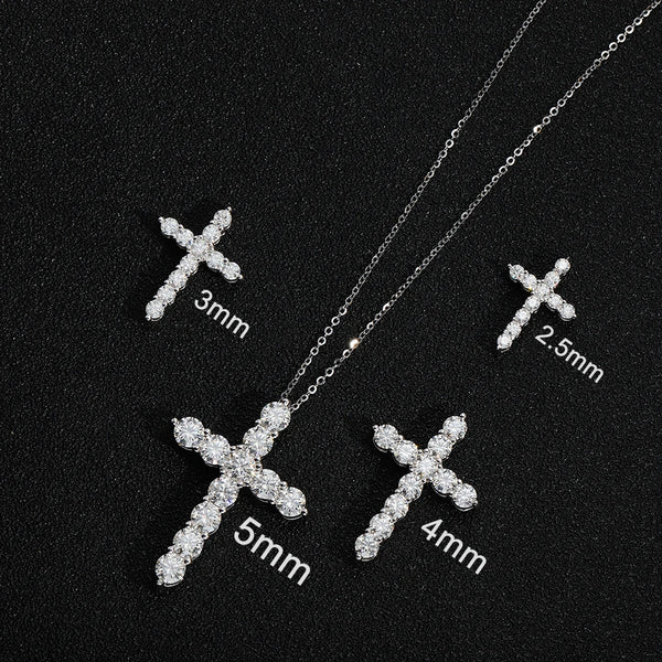 Crystal Cross Necklace-ToShay.org