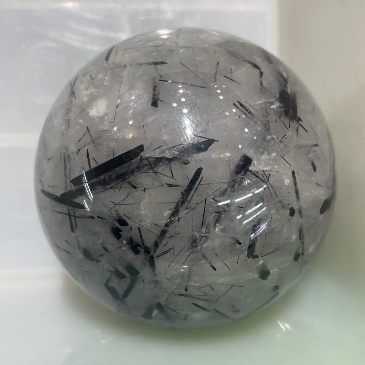 Black Hair Quartz Ball-ToShay.org