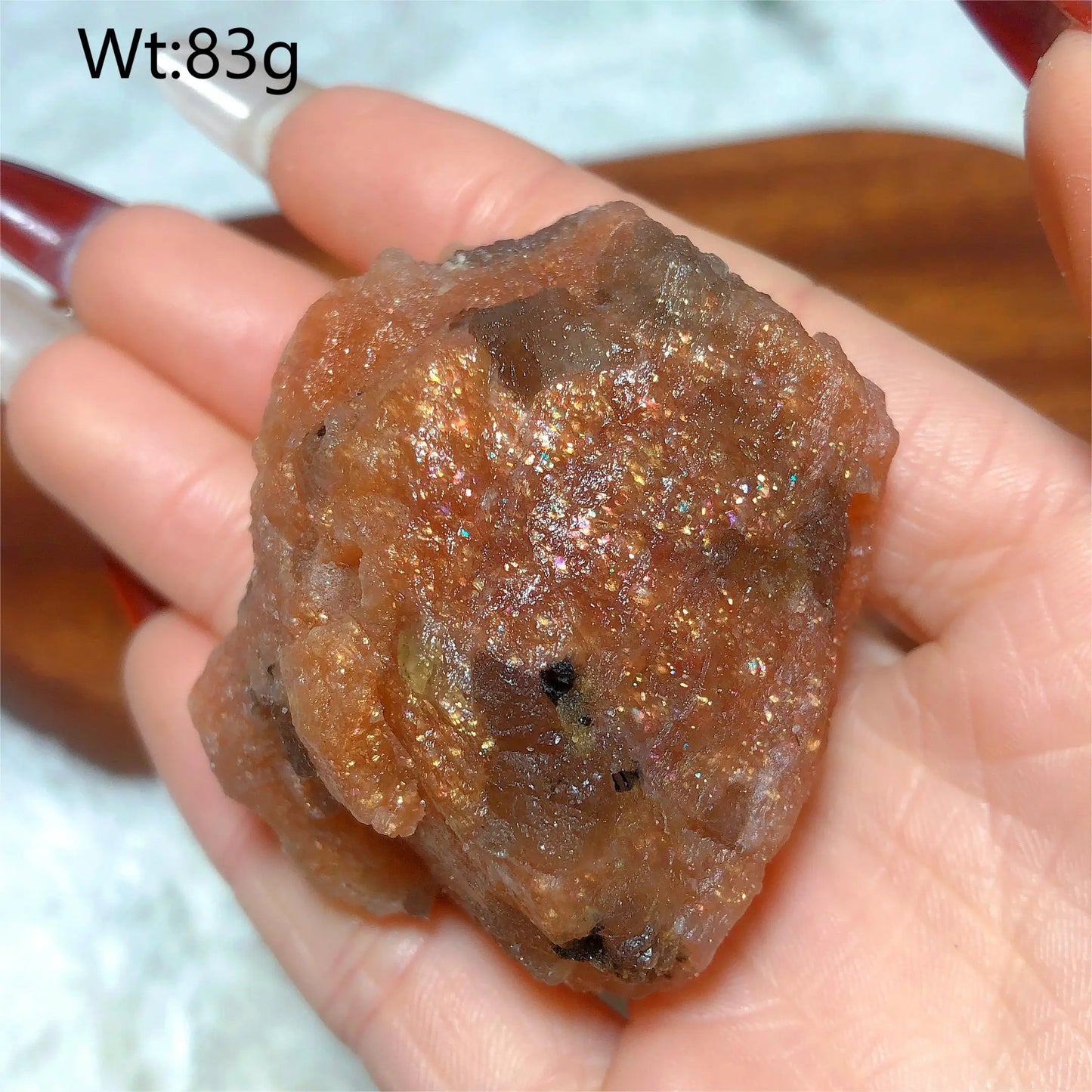 Orange Sunstone Crystal-ToShay.org