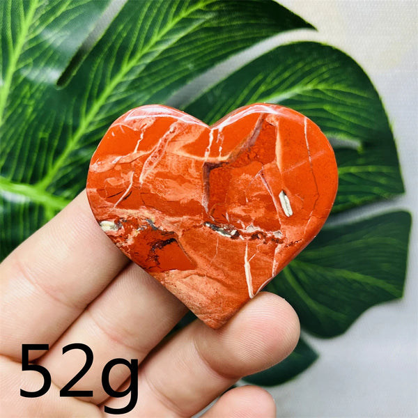 Red Jade Agate Heart-ToShay.org