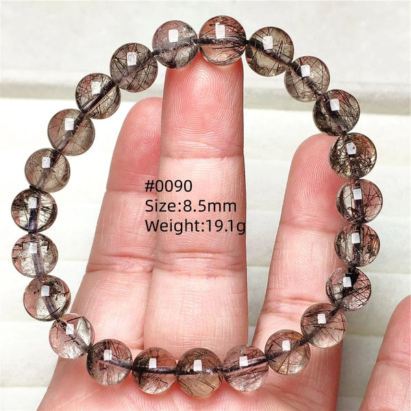 Black Rutilated Quartz Bracelet-ToShay.org