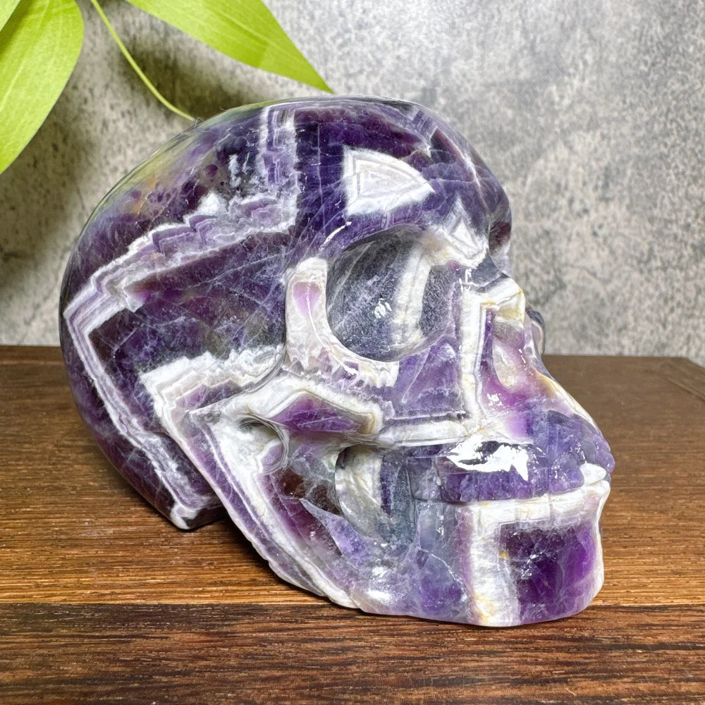 Purple Dream Amethyst Skull-ToShay.org