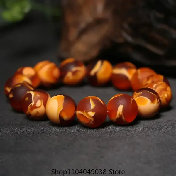 Yellow Amber Beeswax Bracelets-ToShay.org