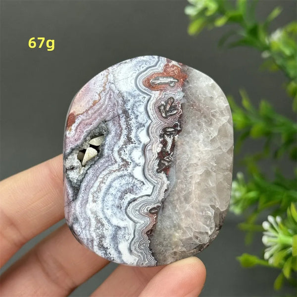 Red Agate Palm Stone-ToShay.org