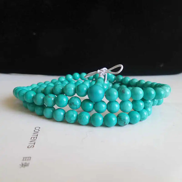 Blue Turquoise Prayer Beads-ToShay.org