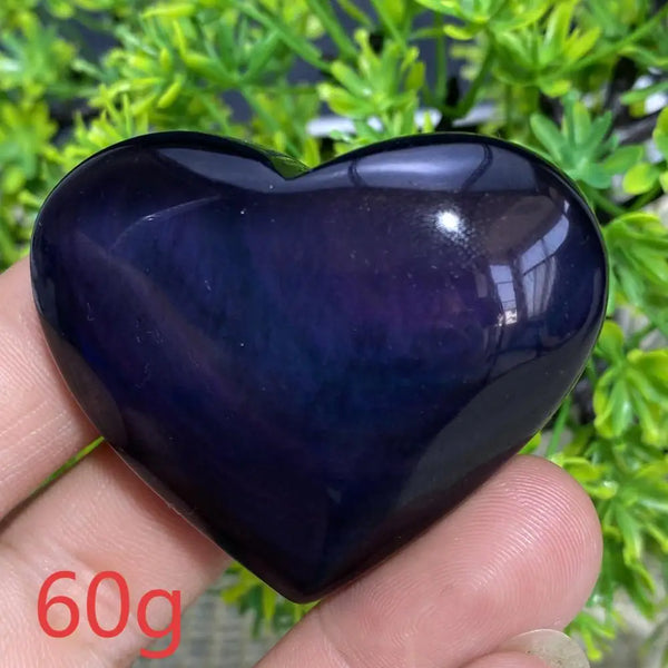 Rainbow Obsidian Heart-ToShay.org
