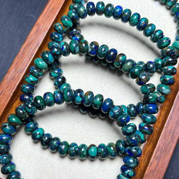Blue Malachite Azurite Bracelet-ToShay.org