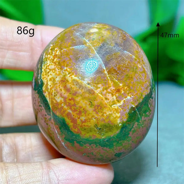 Ocean Jasper Palm Stone-ToShay.org