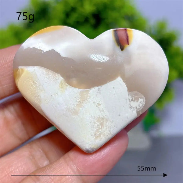 Yellow Mookaite Heart-ToShay.org