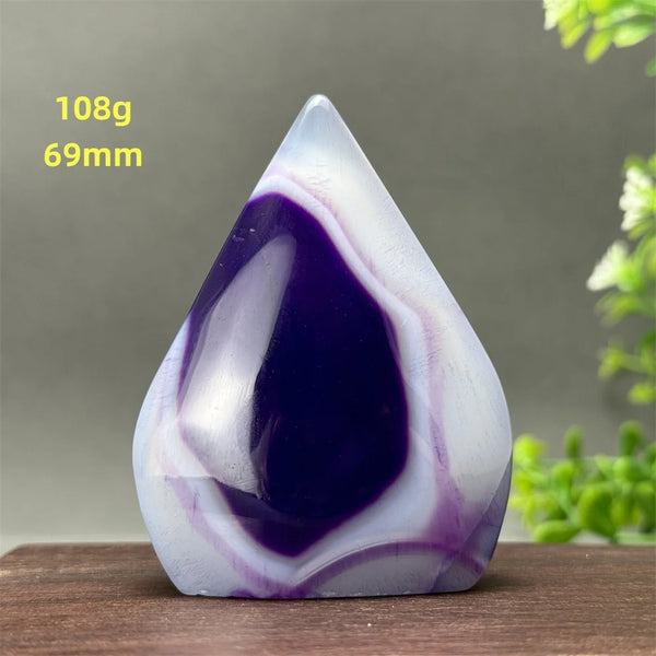Purple Agate Torch-ToShay.org