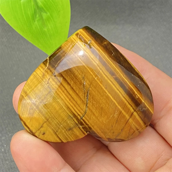 Yellow Tiger Eye Heart-ToShay.org