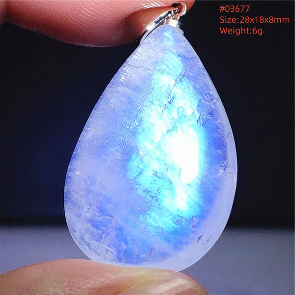 Blue Light Moonstone Pendant-ToShay.org