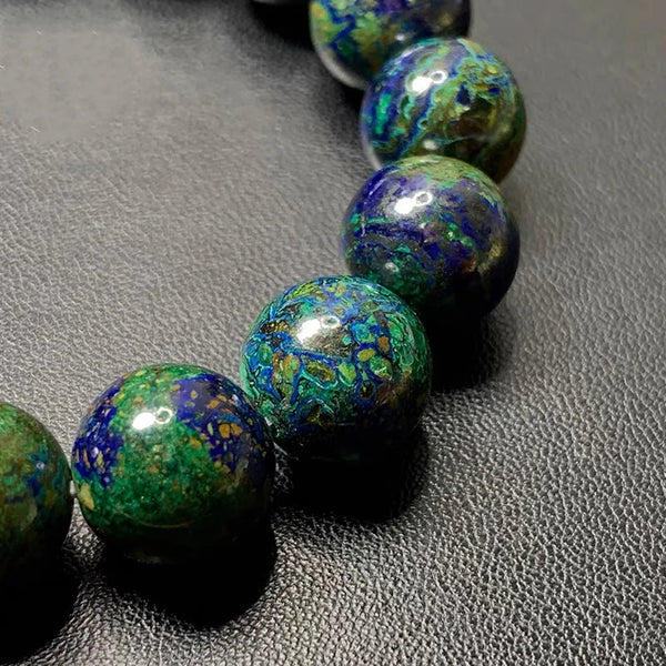 Blue Green Malachite Bracelet-ToShay.org