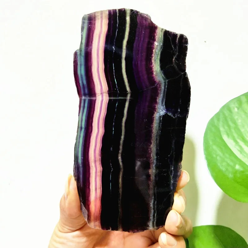 Rainbow Fluorite Slice-ToShay.org