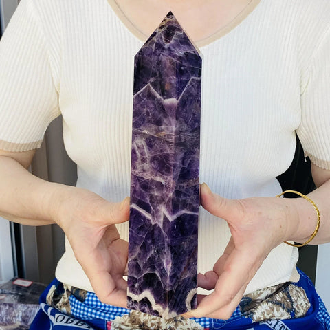 Purple Dream Amethyst Tower-ToShay.org