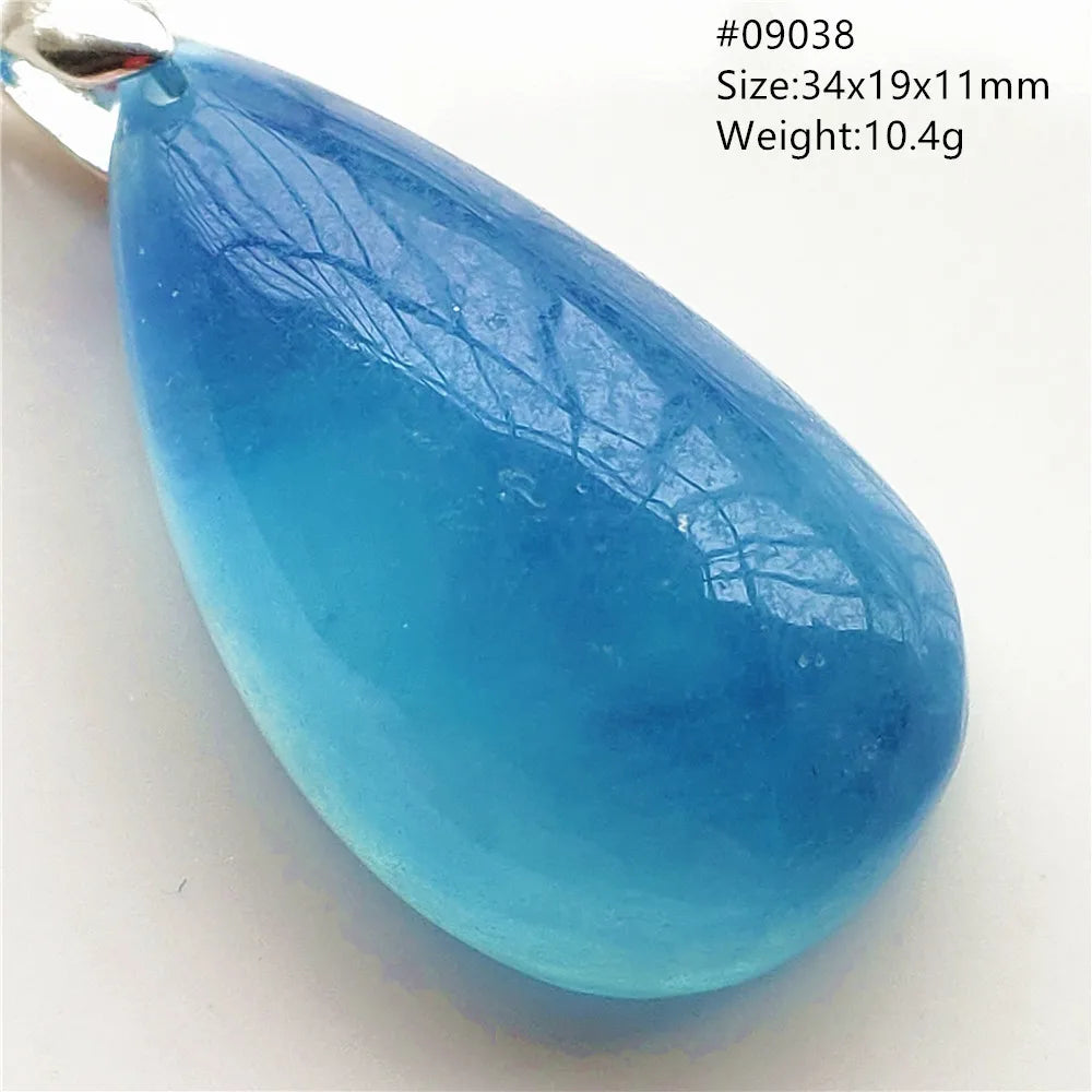 Blue Aquamarine Pendant-ToShay.org
