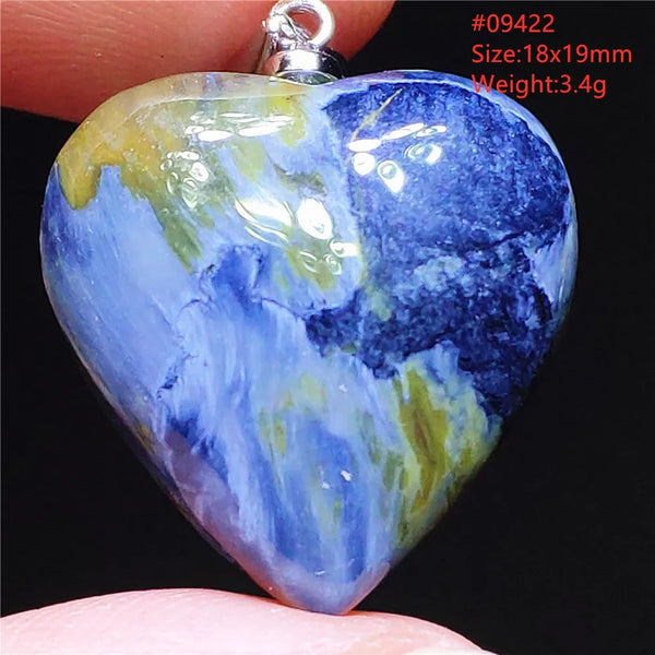 Blue Pietersite Chatoyant Pendant-ToShay.org
