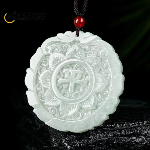 Blue Jadeite Peace Lotus-ToShay.org