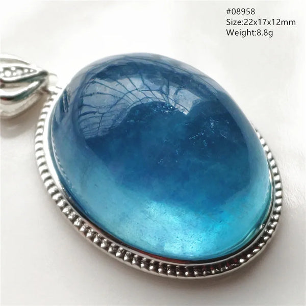 Blue Aquamarine Pendant-ToShay.org