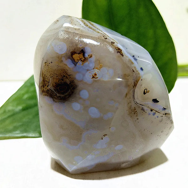Yellow Moss Agate Flame-ToShay.org