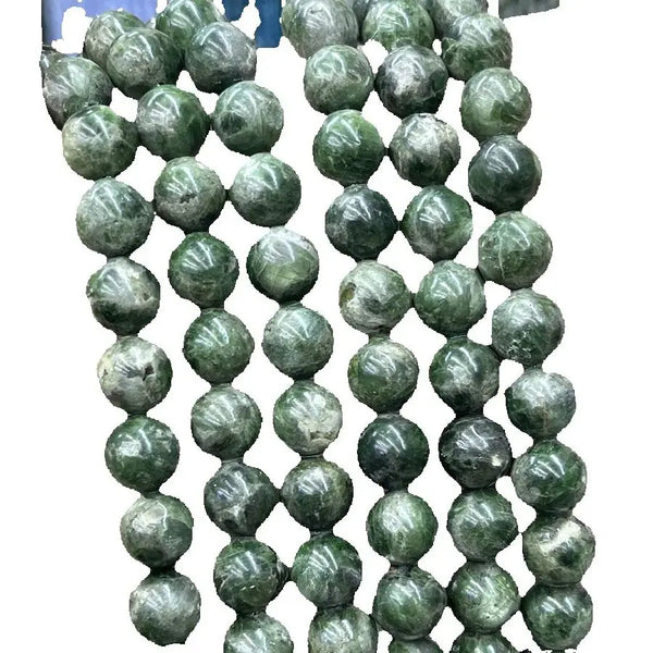 Green Diopside Crystal Beads-ToShay.org