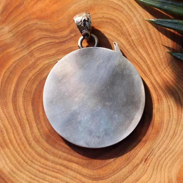 Silver Angel Coin Pendant-ToShay.org