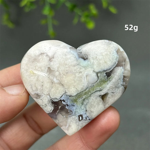 Black Cherry Agate Heart-ToShay.org