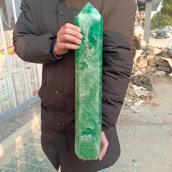 Green Fluorite Tower-ToShay.org