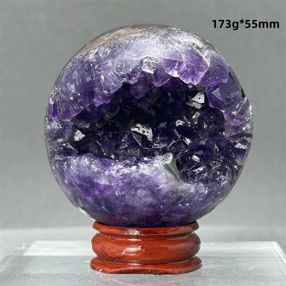 Purple Amethyst Cluster Ball-ToShay.org
