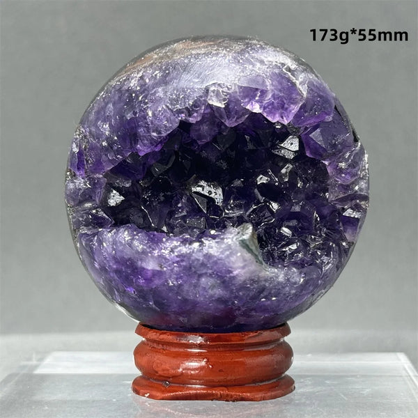 Purple Amethyst Cluster Ball-ToShay.org