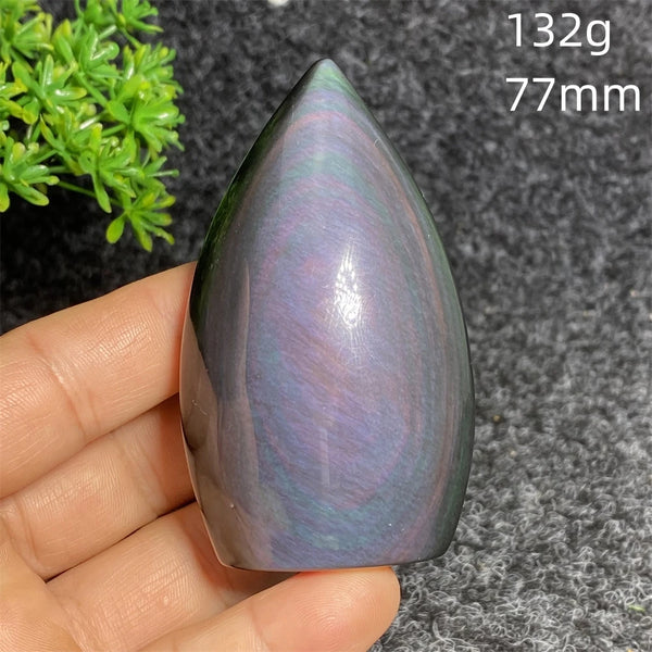 Rainbow Obsidian Torch-ToShay.org
