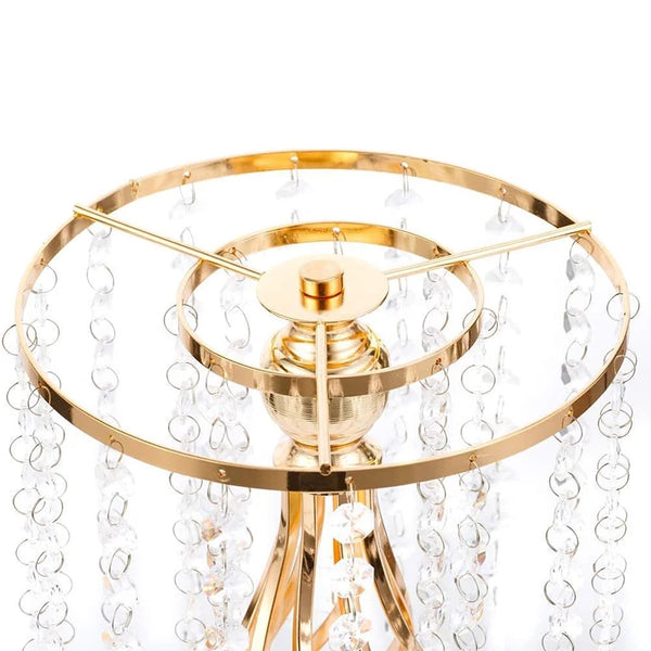 Gold Crystal Candle Stand-ToShay.org