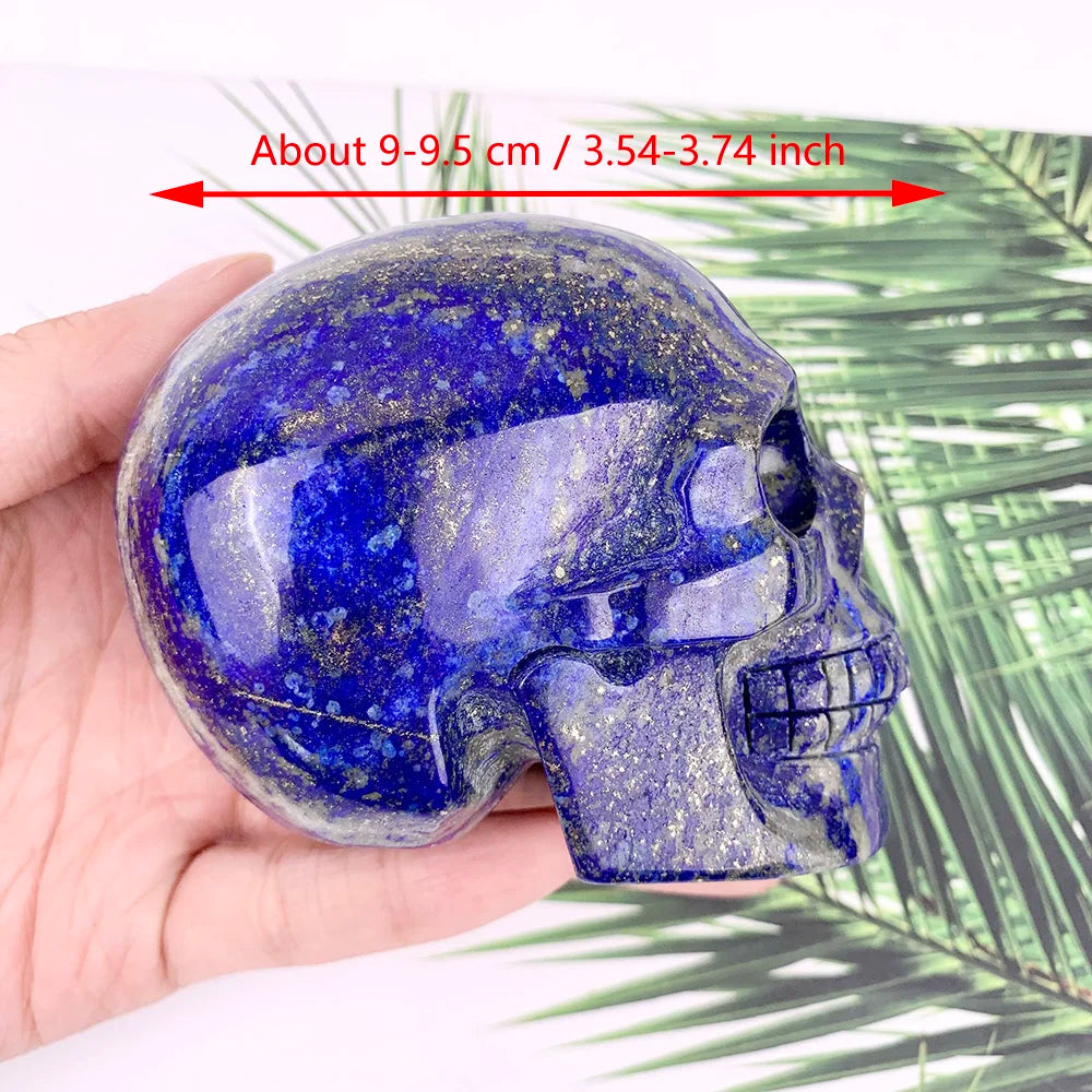 Blue Lapis Lazuli Skull-ToShay.org