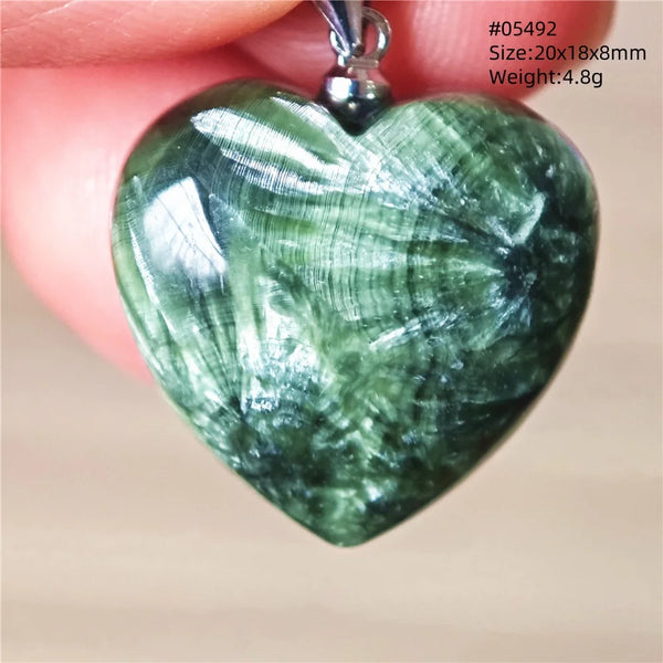 Green Seraphinite Pendant-ToShay.org